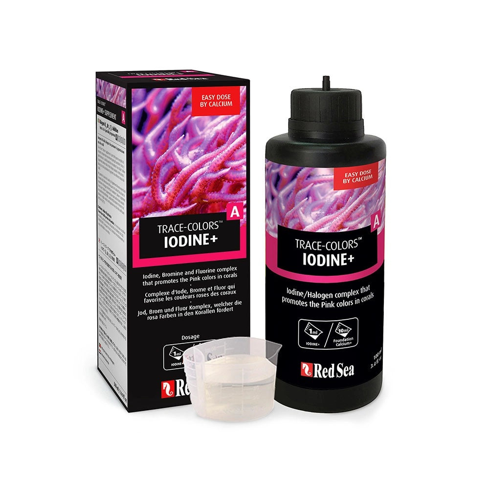 Red Sea Trace Colors A Iodine+ 500ml - Integratore di Iodio Bromo Fluoro