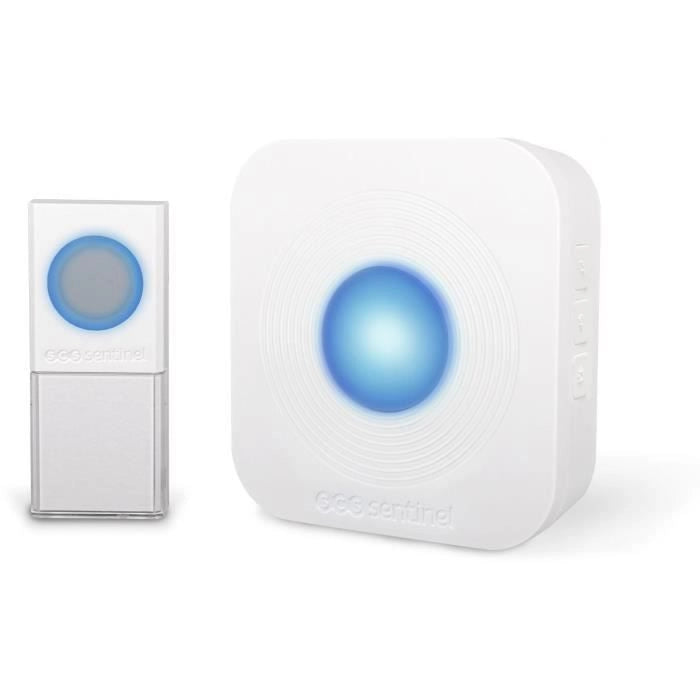 Campanello wireless - SCS SENTINEL - 200 metri - SimplyBell - Bianco