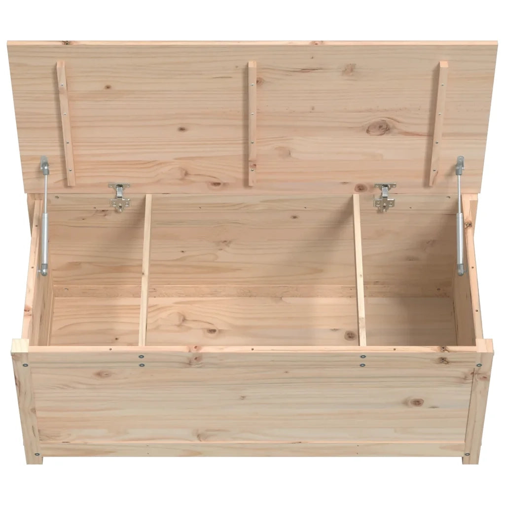 Contenitore Portaoggetti 110x50x45,5 cm Legno Massello Pino CFW2797880