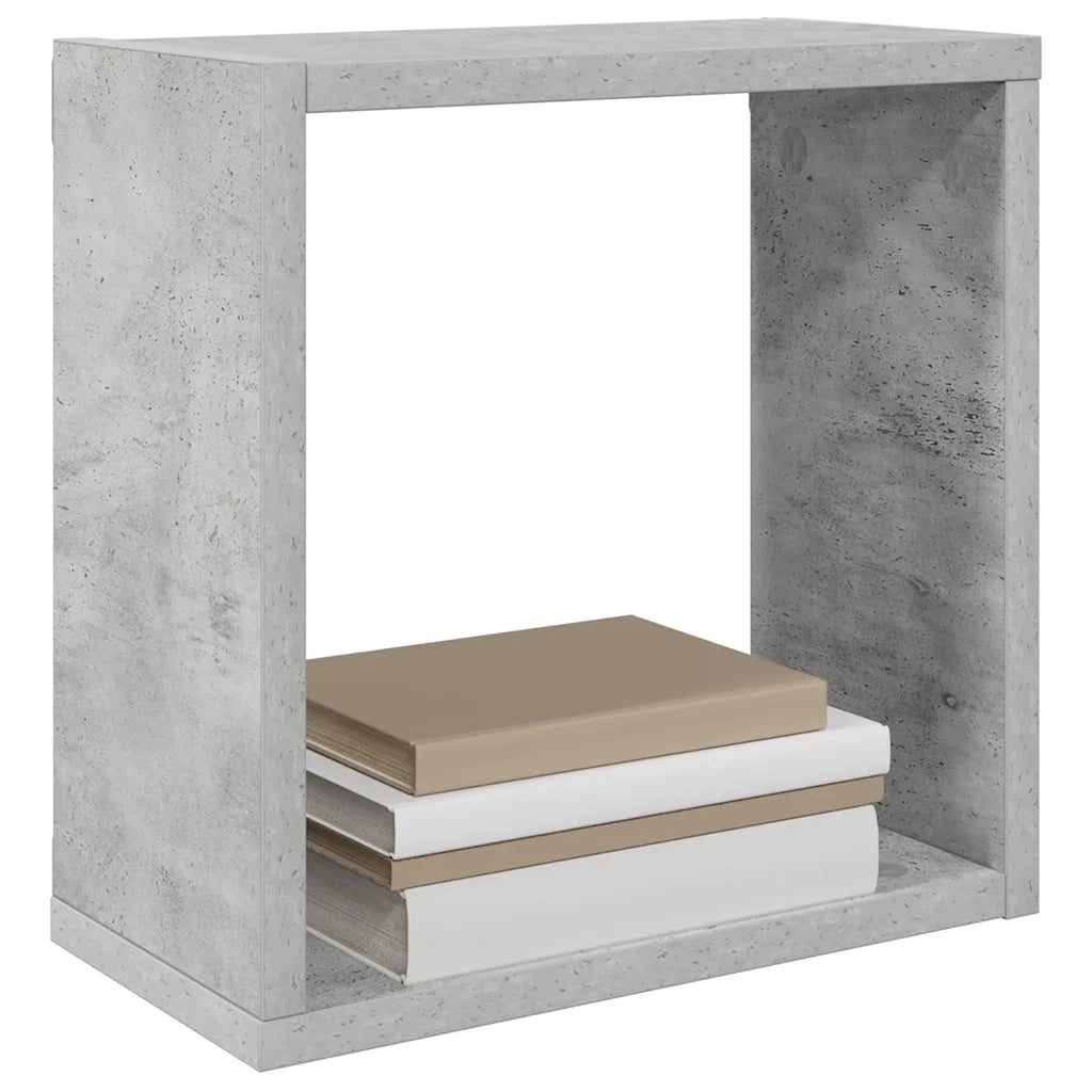 Mensole Parete a Cubo 6 pz Grigio Cemento 30x15x30cm cod mxl 60963