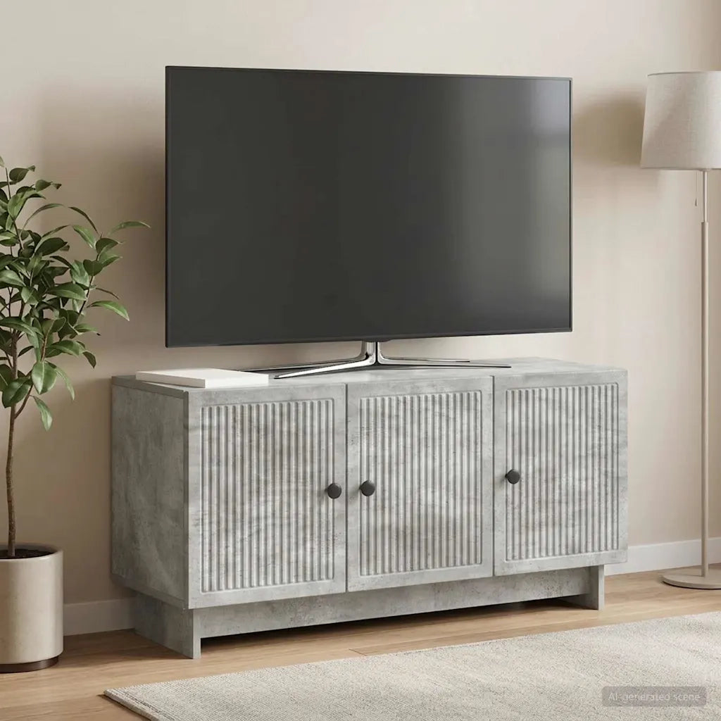 Mobile TV Grigio Cemento 99 x 34,5 x 50 cm Legno ingegnerizzato 894028