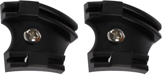Cavi elettrici in guaina autoadesiva - 2 pezzi - Cavi elettrici in guaina autoadesiva - Guide cavi in plastica - Viti di montaggio - 40 x 30 mm - Guide cavi