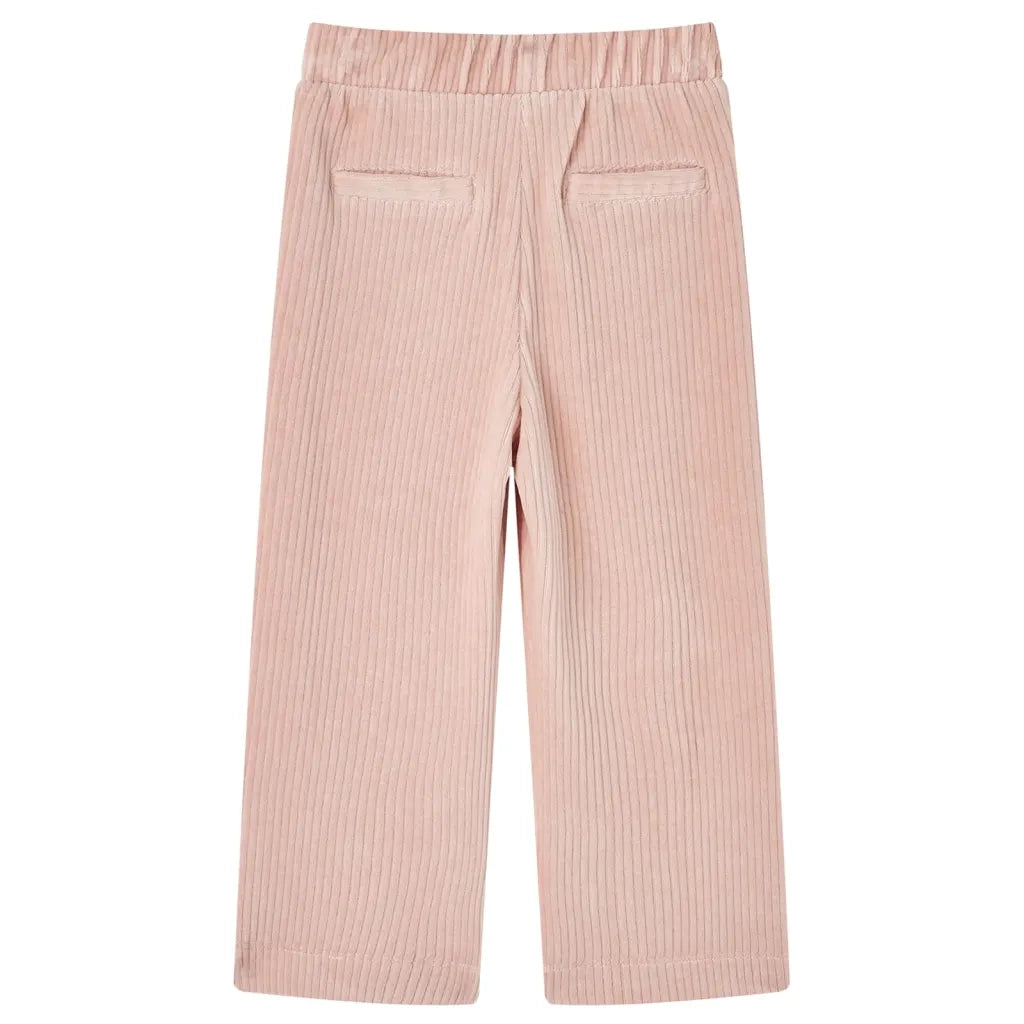 Pantaloni per Bambini in Velluto a Coste Rosa Chiaro 116cod mxl 84168