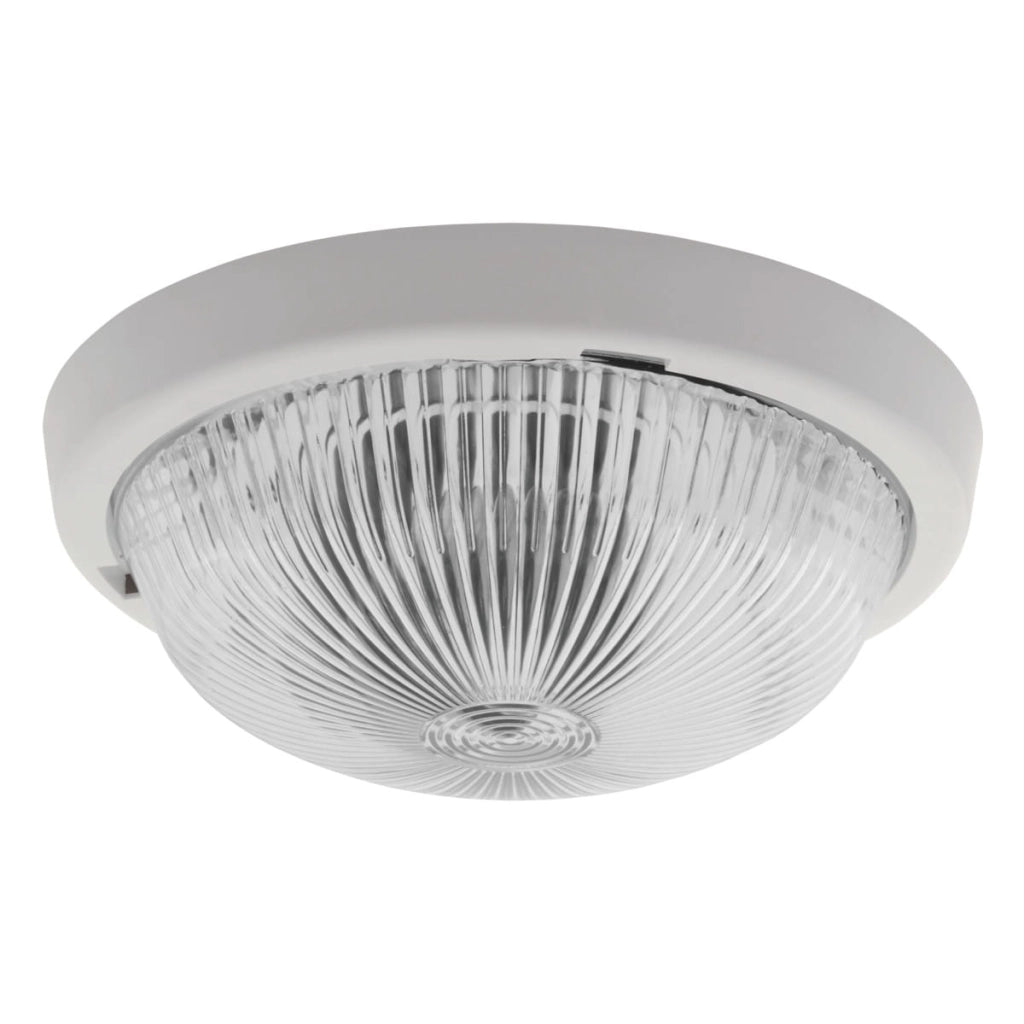 Plafoniera Kanlux Sanga 8050 25cm IP44 E27 vetro bianca
