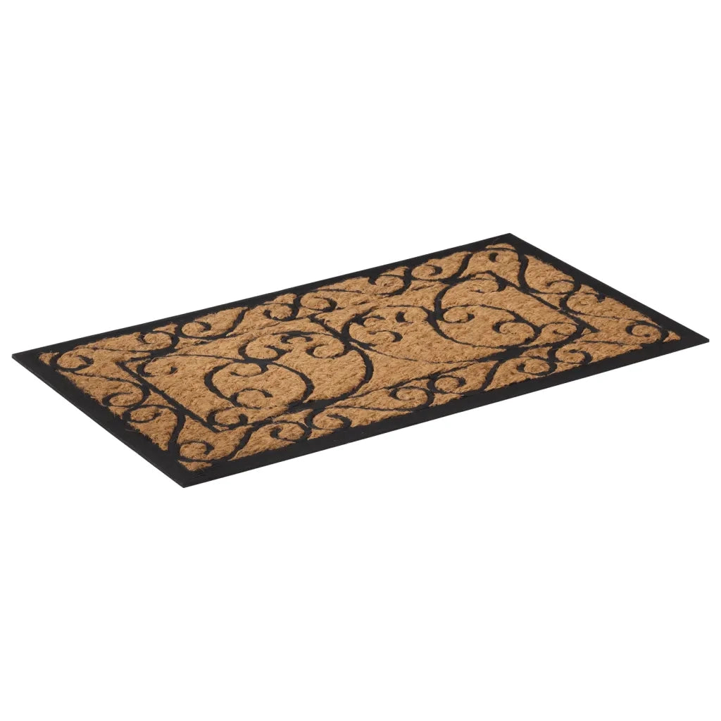 Zerbino | Tappetino Rettangolare 45x75 cm in Gomma e Fibra di Cocco