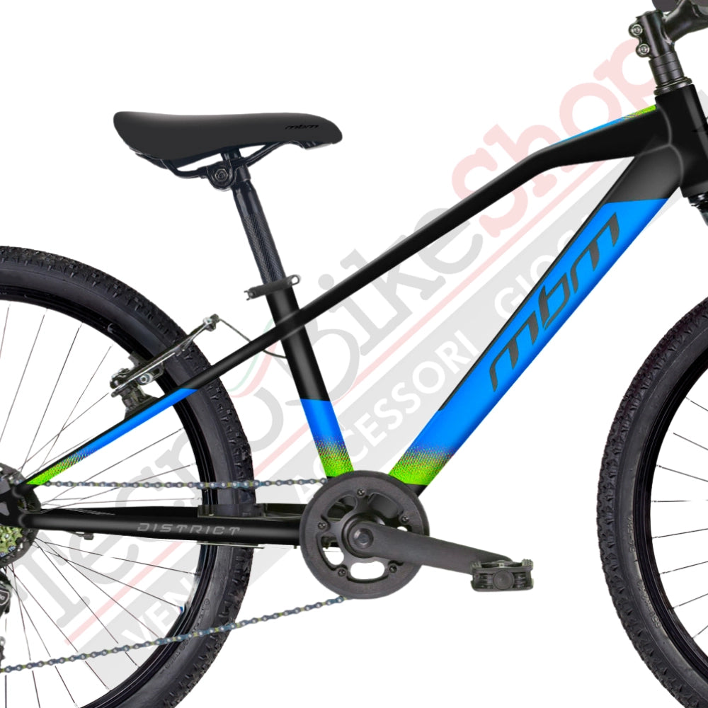Bicicletta MTB Uomo MBM District 26" con Cambio 7 Velocità-Blu