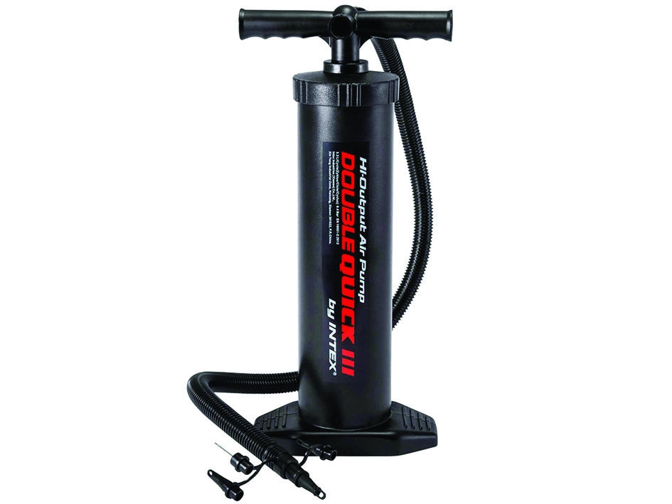 POMPA MANUALE PER GONFIARE DOUBLE QUICK III  cm.48  peso kg.1,17 (68615)    INTEX