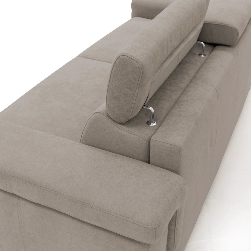 Giunone Divano letto mat. H18 240 cm (mat. 160x197 cm) beige