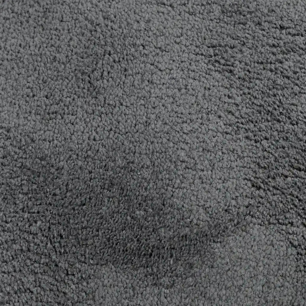Tappeto OVIEDO a Pelo Corto Antracite Ø 200 cm 375481