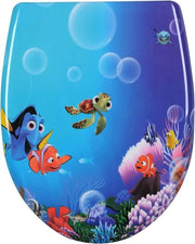 Braccio di Sorreggimento WC in Duroplast con meccanismo softclose - Installazione rapida - Braccio di Sorreggimento WC regolabile per bambini