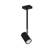 Spot soffitto nero orientabile 1xGU10 10W Bruneo Pure Lume