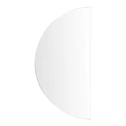Specchio LED sospeso 50 x 100 cm semicircolare moderno contemporaneo per il bagno Vanity montato a parete per il trucco in camera da letto