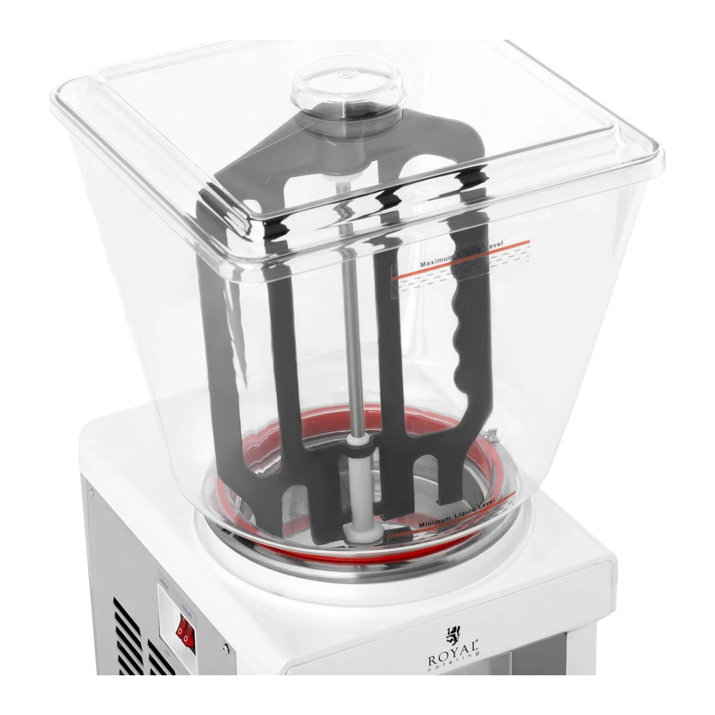 Distributore di bevande refrigerato da 25 litri con fontana di succhi e rubinetto (capacità: 25 litri potenza: 240 watt funzioni: refrigerazione agitazione) 14_0005304