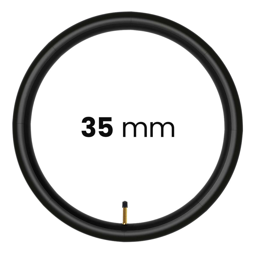 Camera d'aria 700×35C per bicicletta in gomma Resistente Nero Avizar