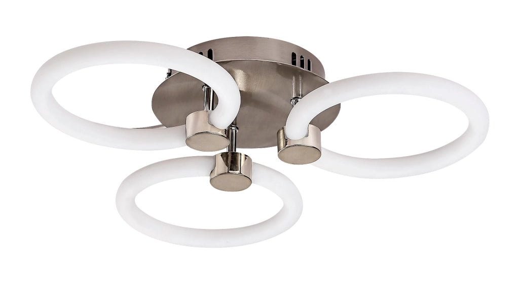 Plafoniera Rabalux Sotiris LED 21W dimmer cromata 41cm