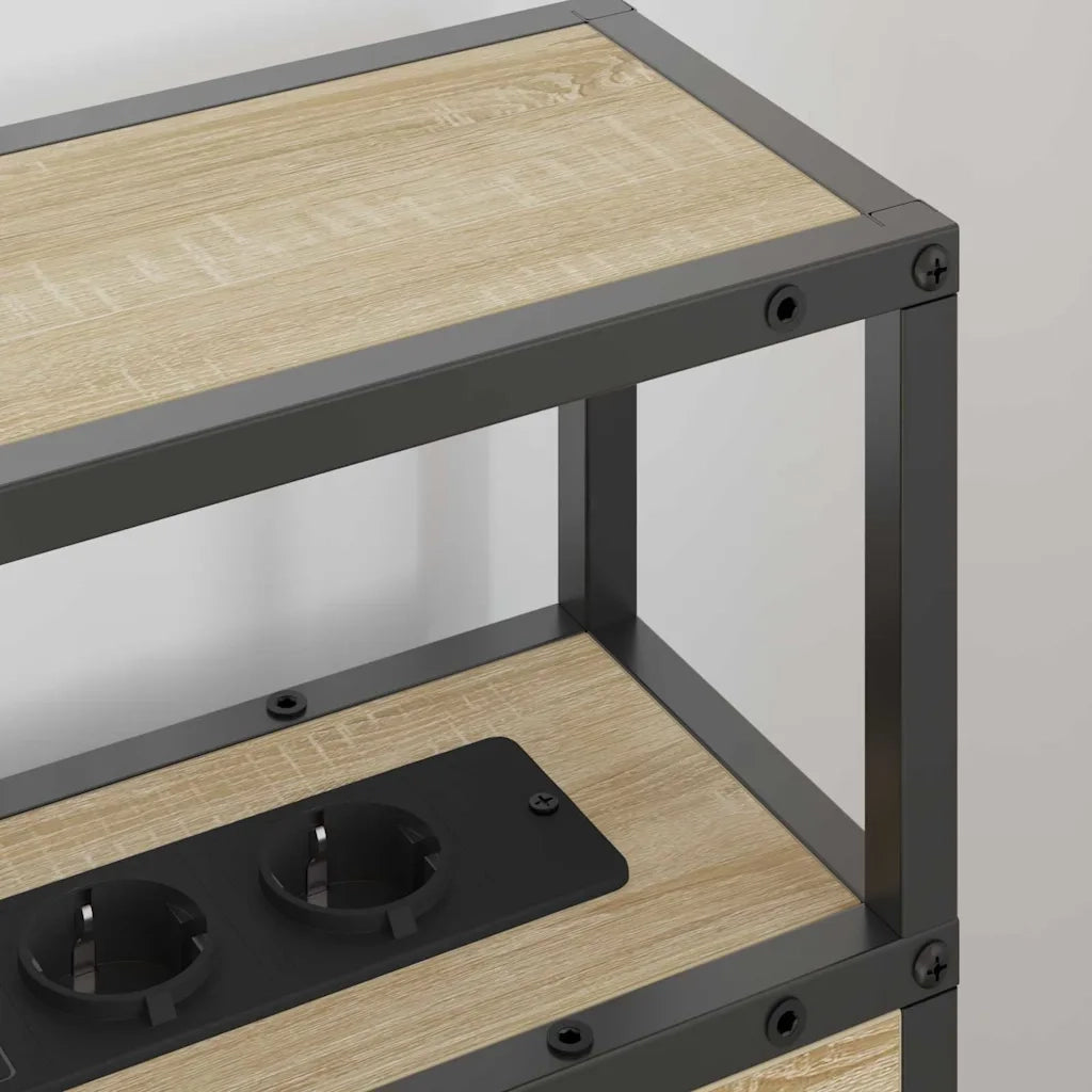 Testiera | Testata contenitore rovere sonoma Legno multistrato
