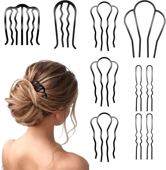 Accessori per capelli in metallo - 10 pezzi di spille per capelli per updo, bun e twist francese - accessori per capelli per donne