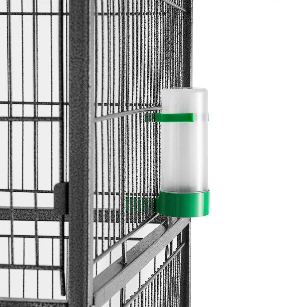 Gabbia Voliera per Uccelli Pappagalli Uccellini Volatili con Ruote 135x78x52cm