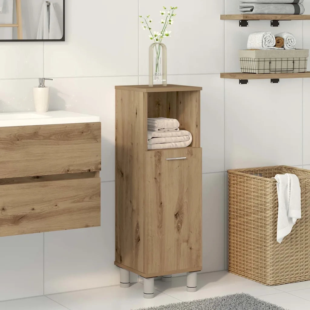 Armadietto Bagno | Armadio da bagno Artigianale 30x30x95 cm in Legno Multistrato