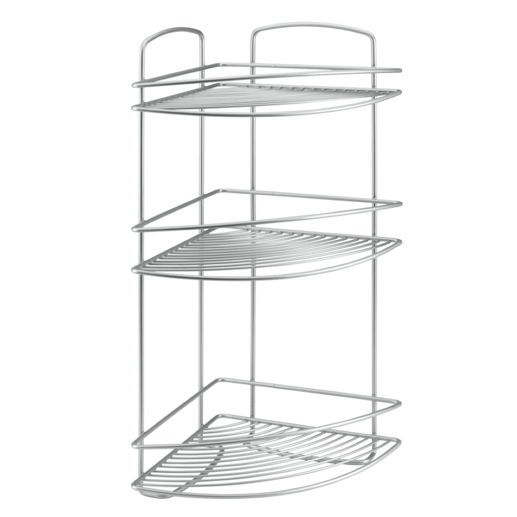 Mensola Angolare A 3 Ripiani 22X22X53 Cm Polytherm Ond - Metaltex