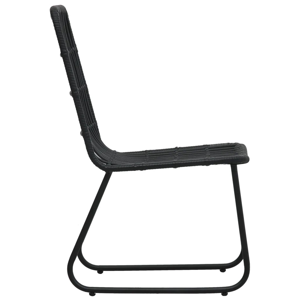 Set da Pranzo da Giardino 7 pz in Polyrattan e Vetro 3060247