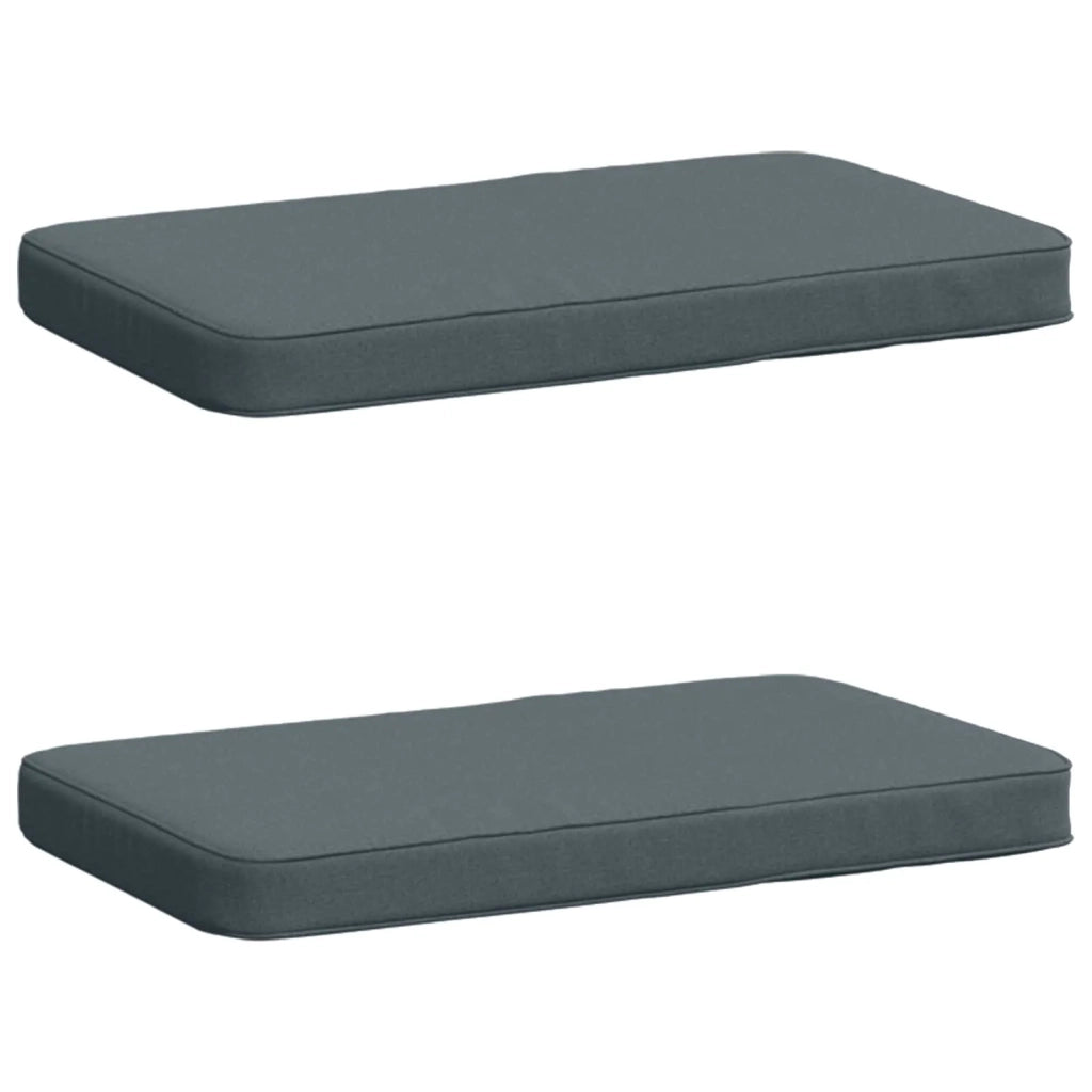 Cuscini per Panchina a 2 Pezzi VUGHT 2 pcs 100% Poliestere Blu 951005