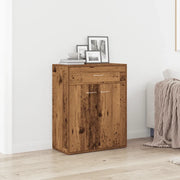 Credenza Legno Antico 60x30x75 cm in Legno Multistrato 855896