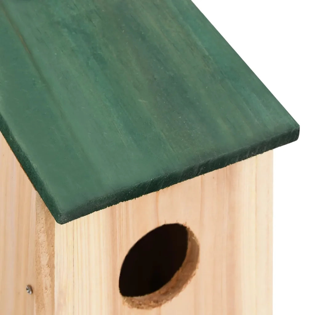Casette per Uccelli 4 pz in Legno 12x12x22 cm 41012