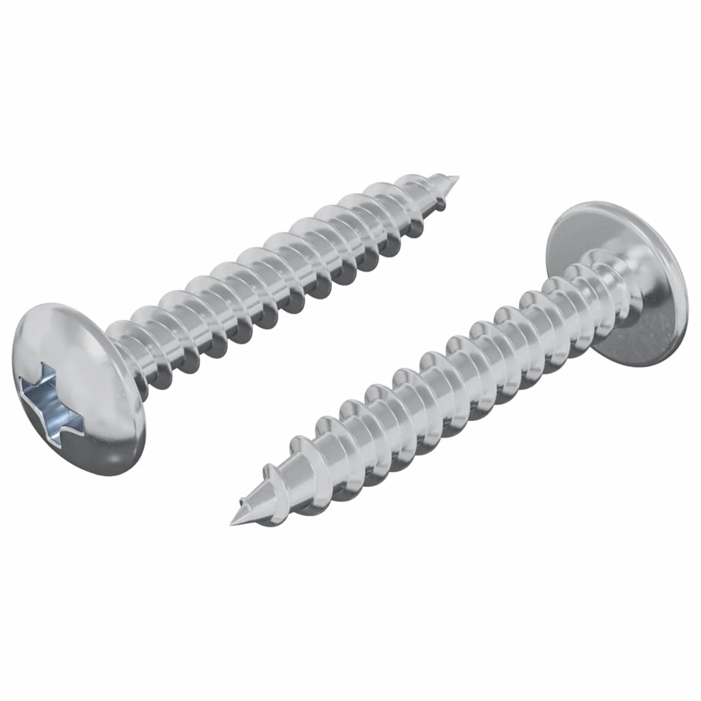 Chiodo autofilettante 2 pcs Zincato 4 x 25 mm Acciaio 864505