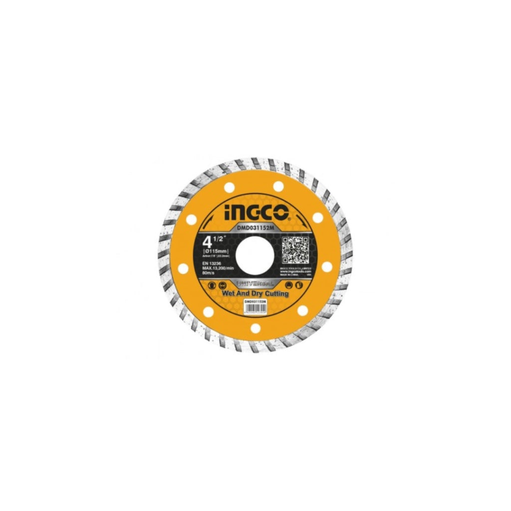 DISCO DIAMANTATO TURBO 115MM DMD031152 INGCO