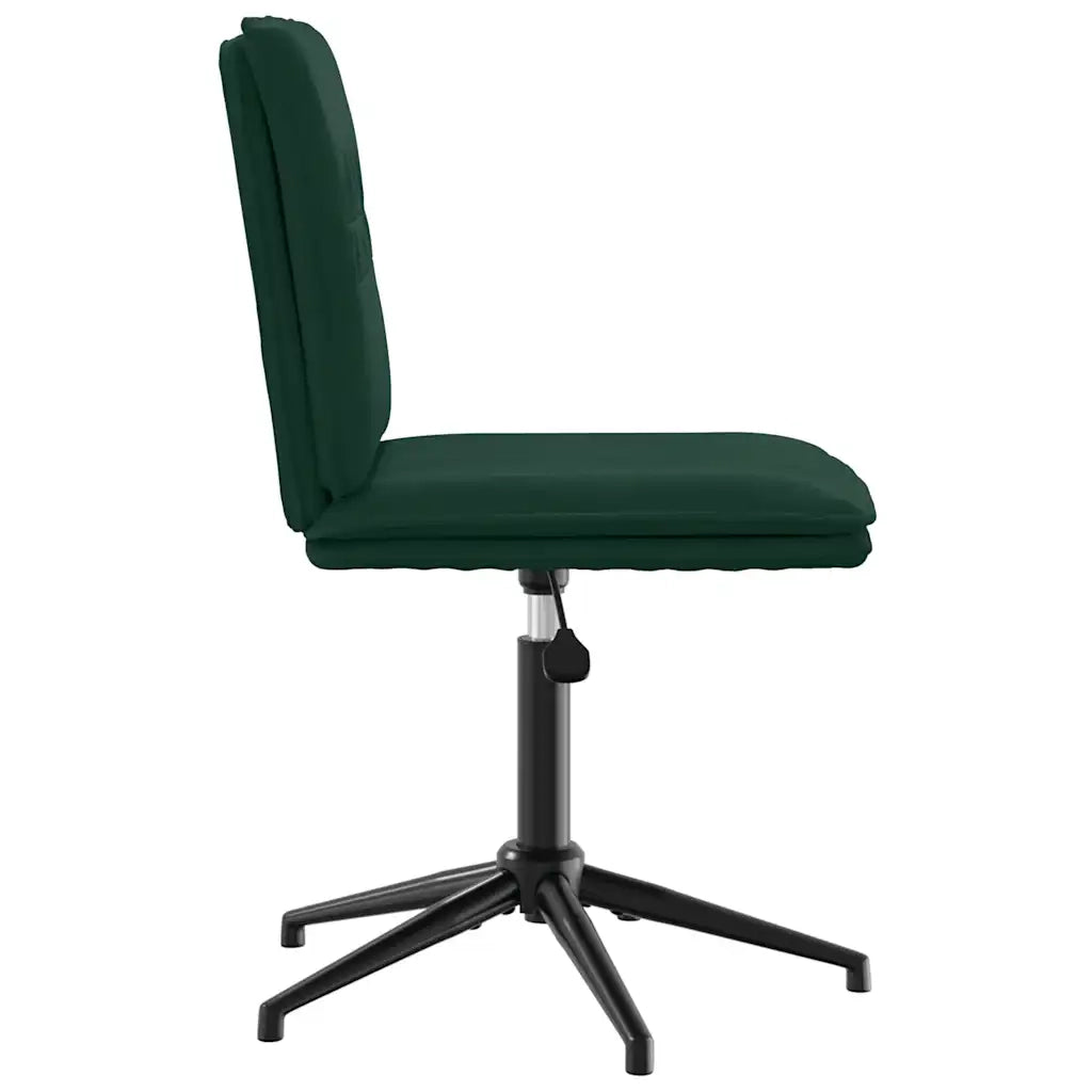 vidaXL Sedie da Pranzo 2 pz Verde Scuro in Velluto
