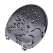 Trade Shop - Copriwater Copri Water Sedile Wc Bagno Universale Cerniere Acciaio Gocce Vet -        3,5
