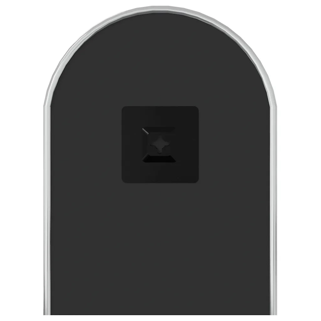 Specchio da Parete Argento 50x20 cm Ovale 348189
