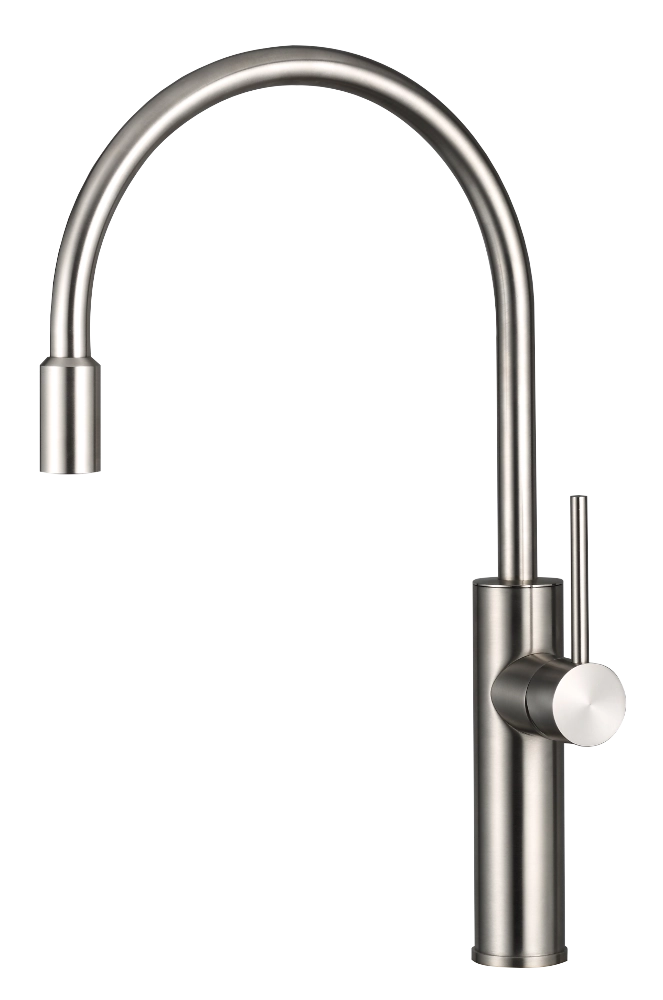 Miscelatore lavello monoforo AISI 316S spazzolato Testori