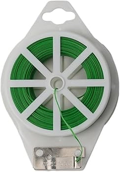 PIATTINA FILO PLASTICATO per legatura 2 bobine da mt. 20 - con taglierina