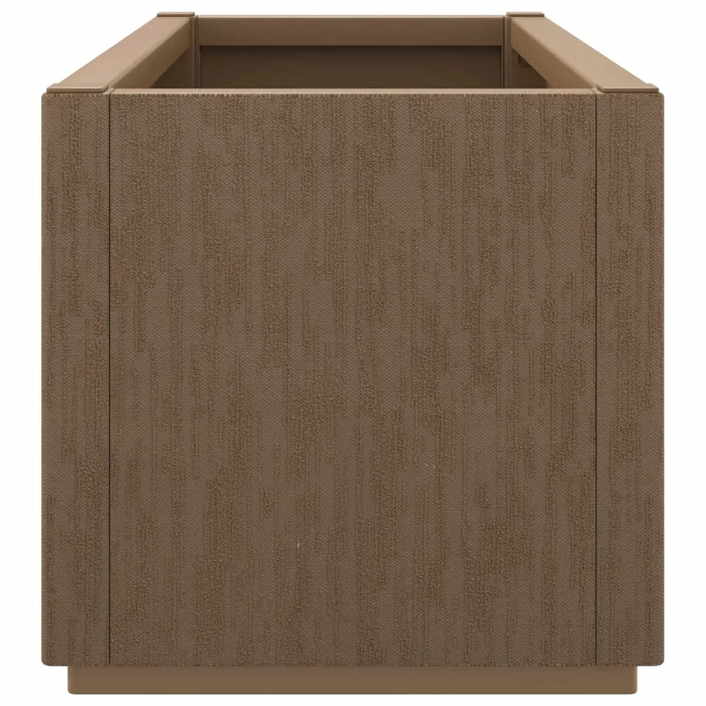 Scatola per Fiori da Giardino Marrone 80 x 36 x 35 cm PP 42036843