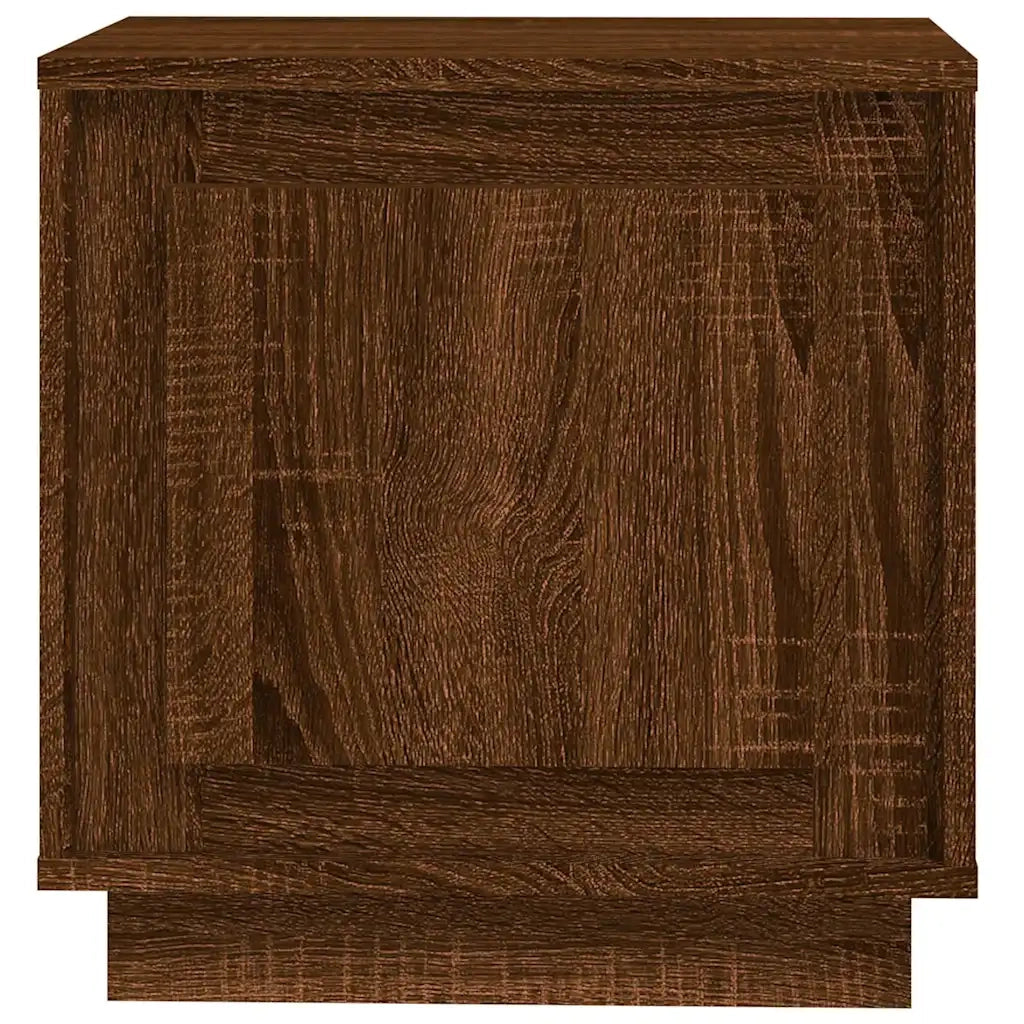 Comodini 2 pz-Set di 2 Tavolino da notte Rovere Marrone 44x35x45 cm in Legno Multistrato