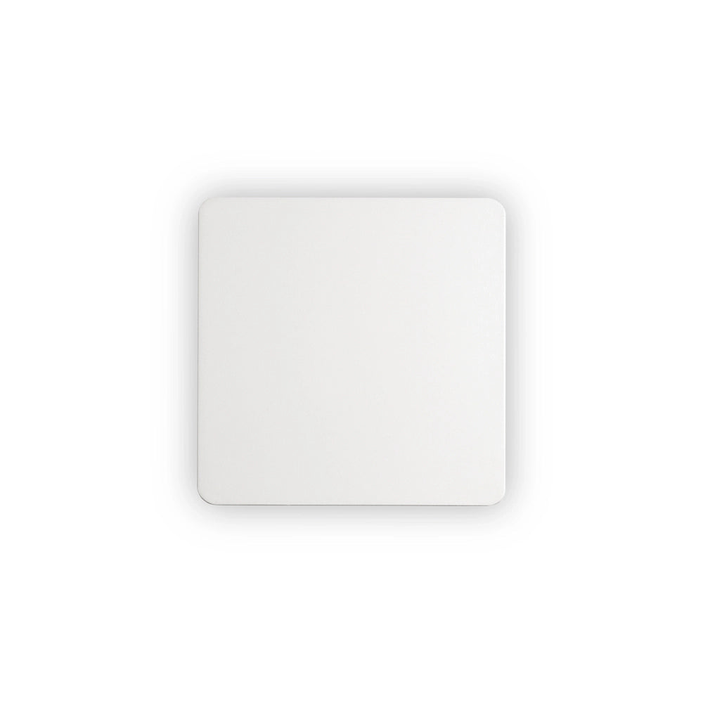 Applique Moderna Cover Alluminio Bianco Led 9,5W 3000K Luce Calda Quadr.