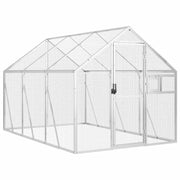 Voliera Argento 1,79x3x1,85 m in Alluminio CFW7905221