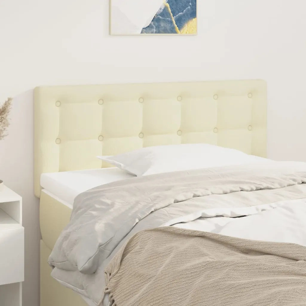 Testiera | Testata Crema 80x5x78/88 cm in Similpelle