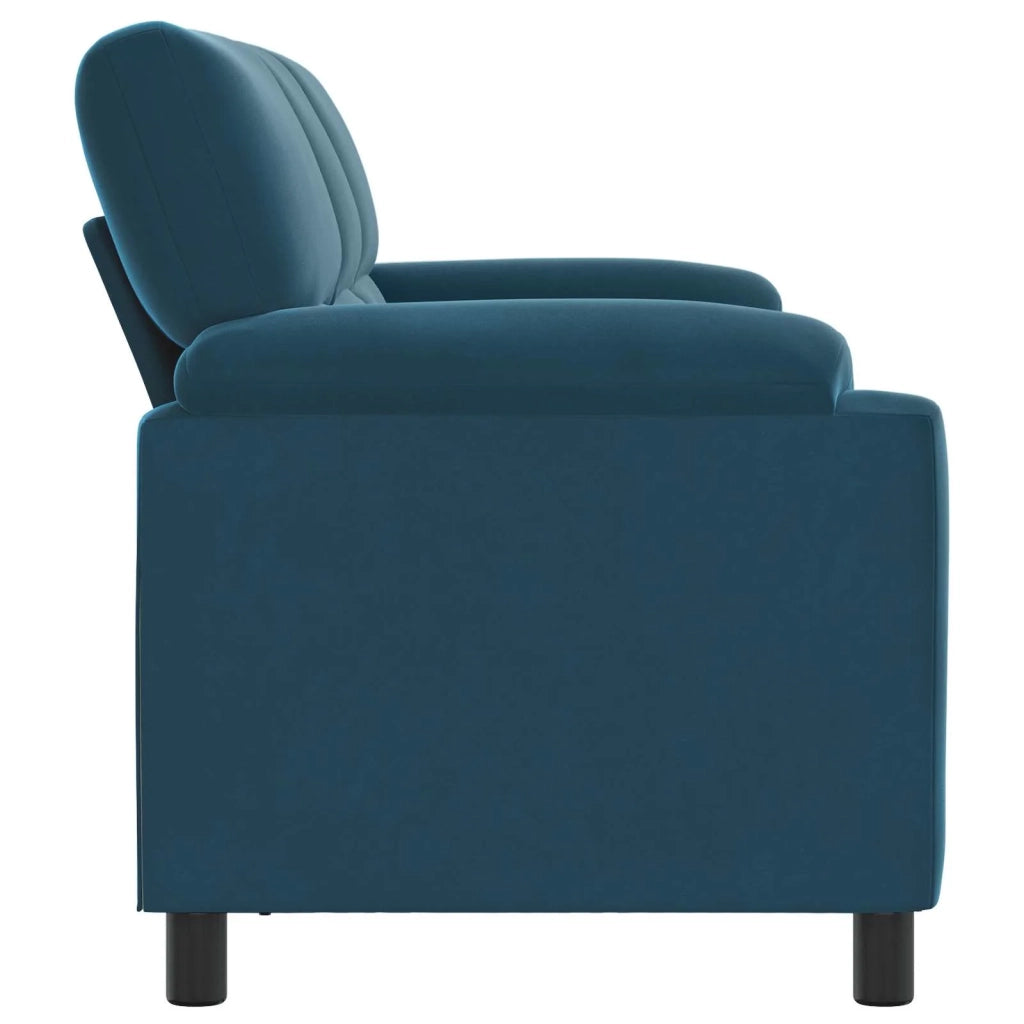Divano Blu 214 x 85 x 93 cm Velluto 42040858