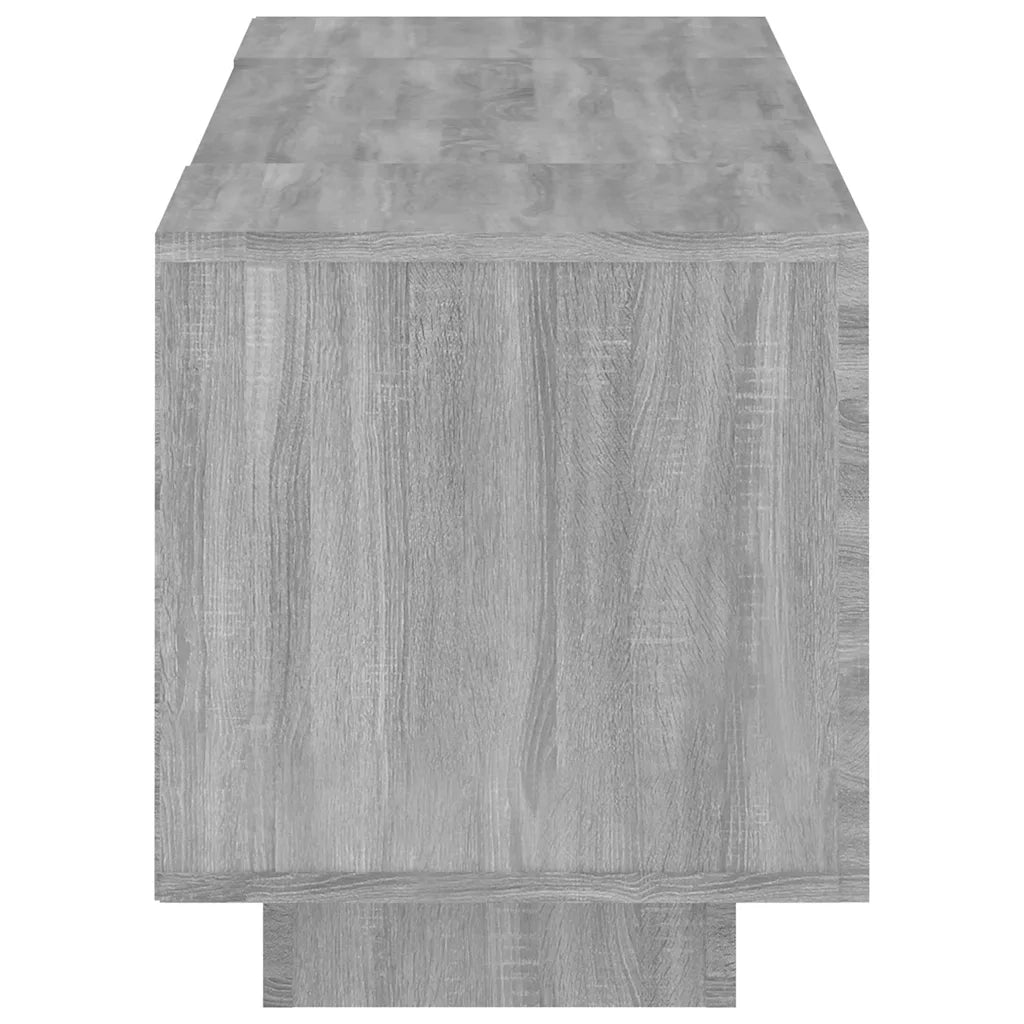 Mobile Porta TV con Luci LED Grigio Sonoma 160x35x40 cm