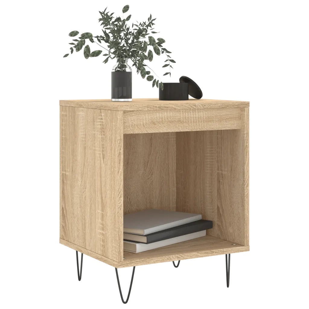 Comodini 2pz Rovere Sonoma 40x35x50 cm in Legno Multistratocod mxl 102809