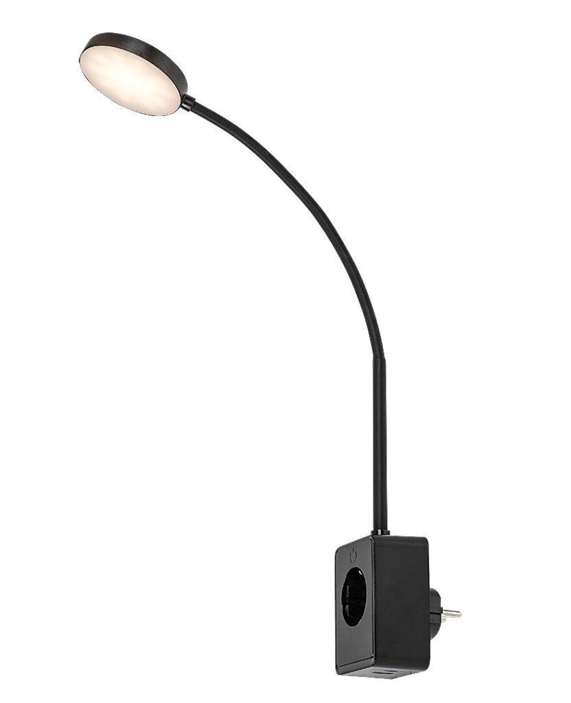 Lampada da parete LED Tivro nera Rabalux