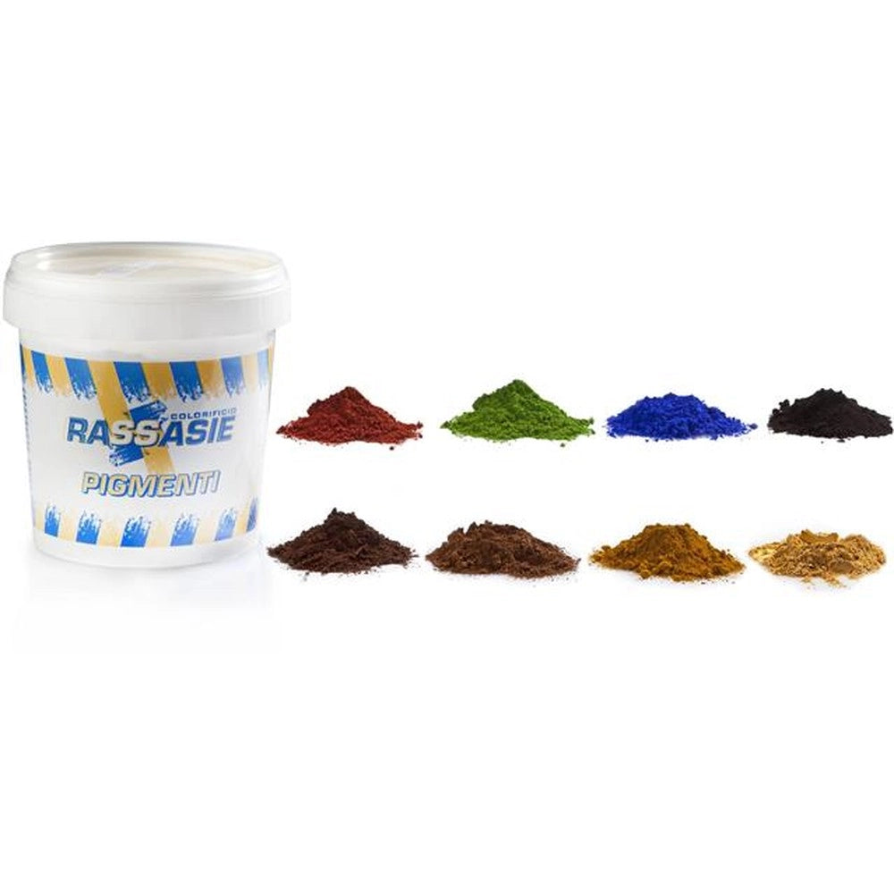 Ossido colorante in polvere per cemento, gesso e idropitture *** colore- terra ombra bruciata in polvere 0,5, confezi...