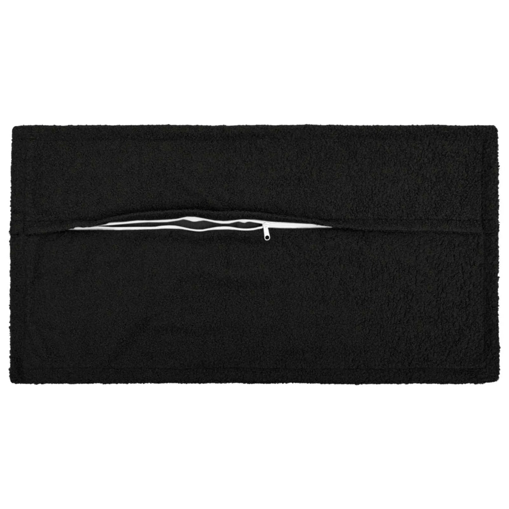 Federa 2 pcs HOUTEN Nero 40 x 80 cm Bouclé 918214