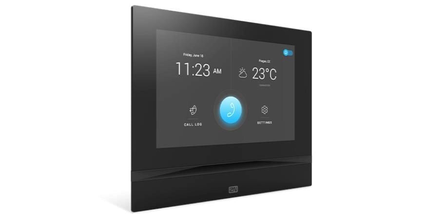 2N 91378601 Indoor View Videocitofono Display Touch 7'' 1024x600 px SIP 2.0 Ethernet colore Nero