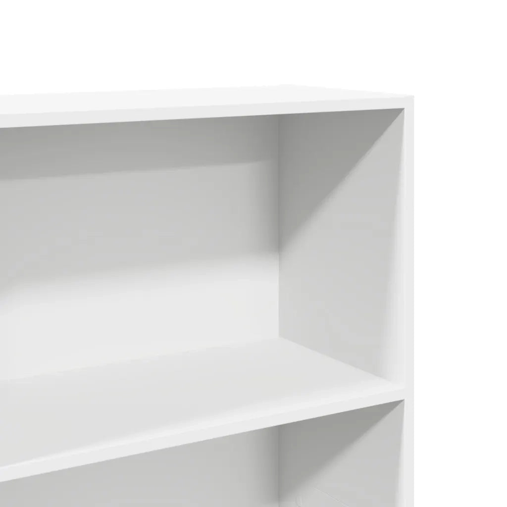 vidaXL Libreria Bianca 60x30x189 cm in Legno Multistrato