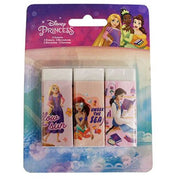 Trade Shop - Set 3pz Gomme Per Cancellare Principesse Cancelleria Per Scuola Regalo Festa Bambine 961082 -