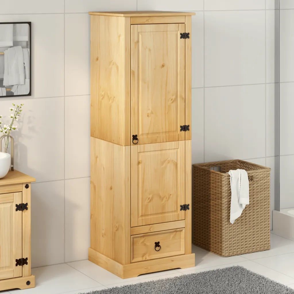 Armadio Corona 55x50x170 cm in Legno Massello di Pino 4002766